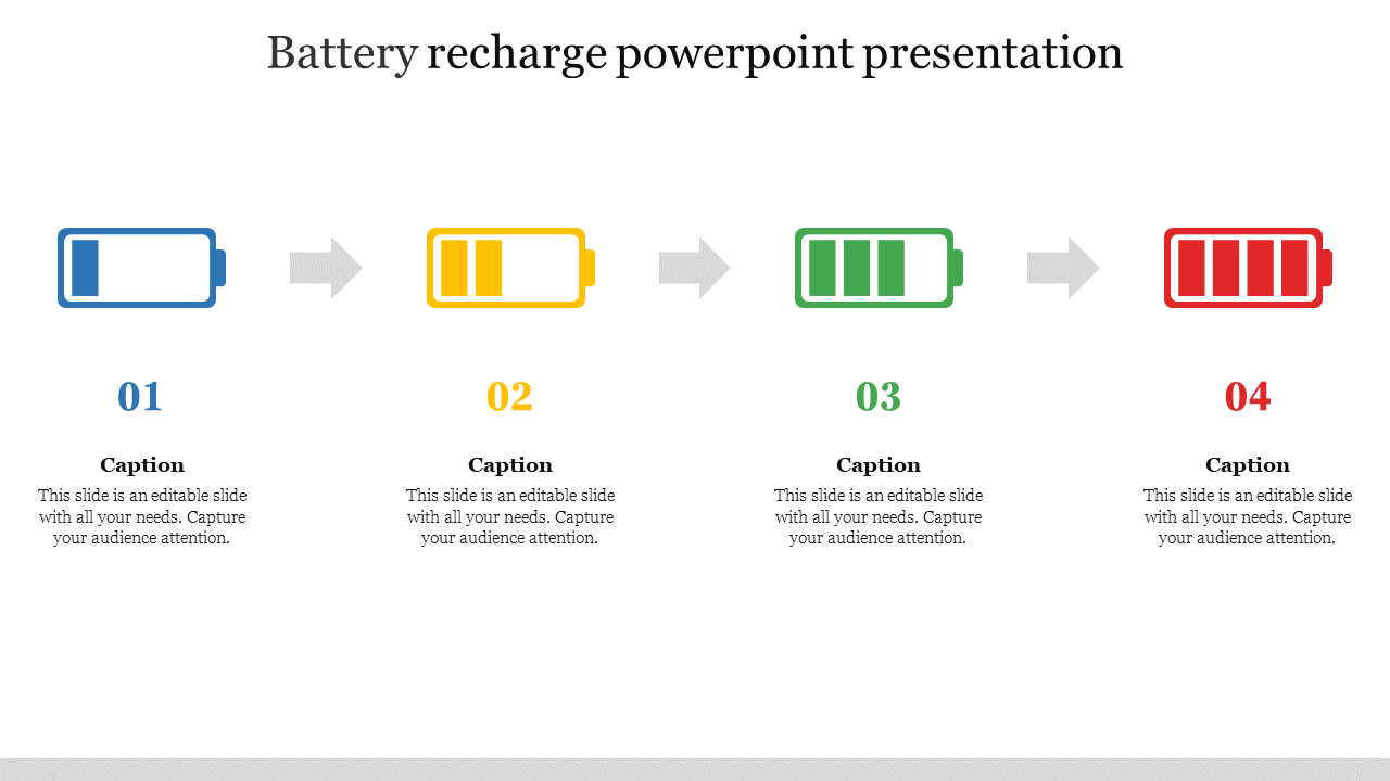 Nice Battery Recharge Powerpoint Presentation  Template
